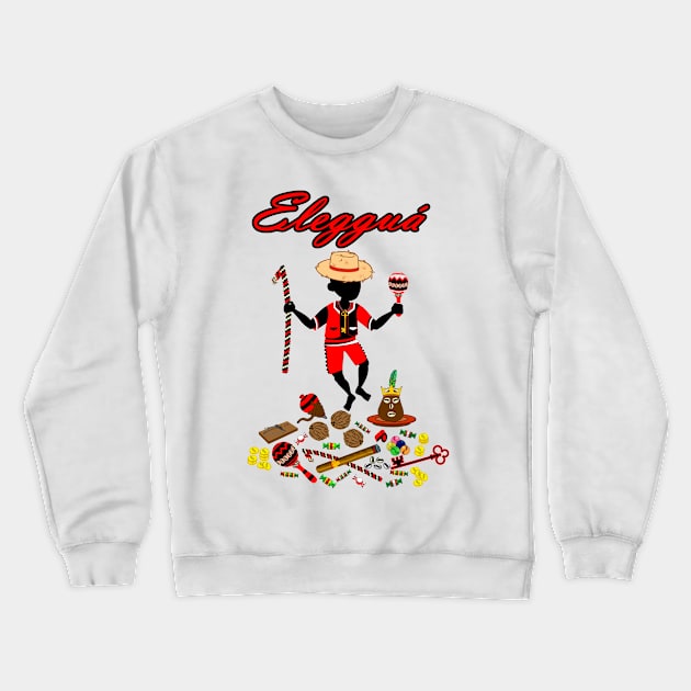 Eleggua Crewneck Sweatshirt by Korvus78